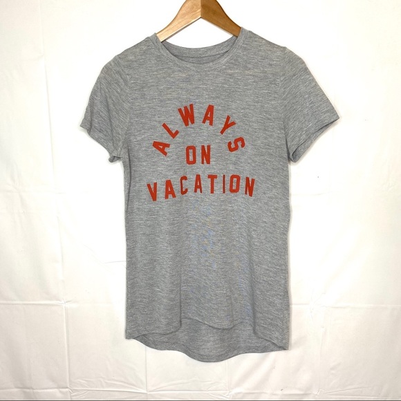 Zoe + Liv Always On Vacation Tee Shirt - M - Picture 3 of 8